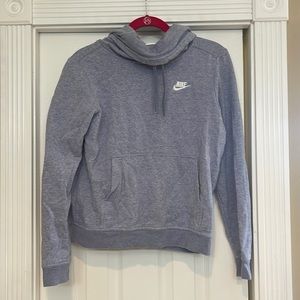 Nike high kneck hooded sweatshirt size small